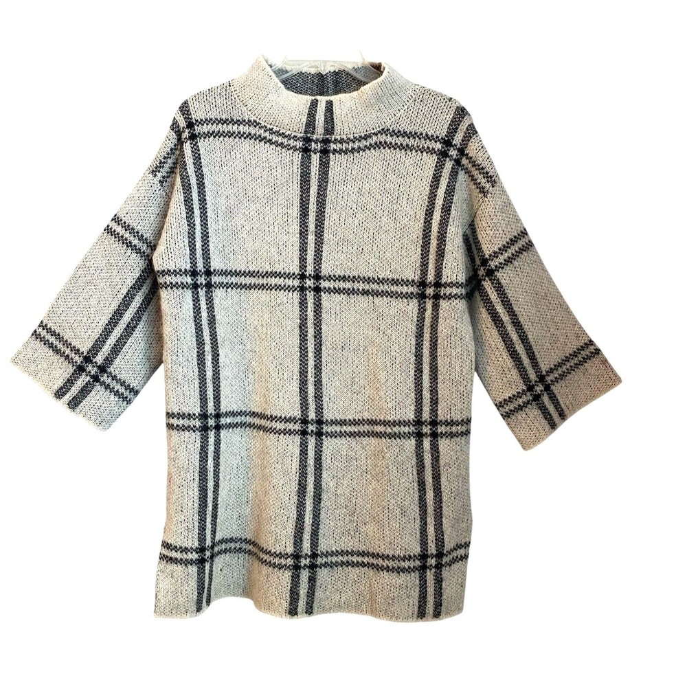 By Malene‎ Birger Wool Blend Sweater Dress Gray Black Size XXS